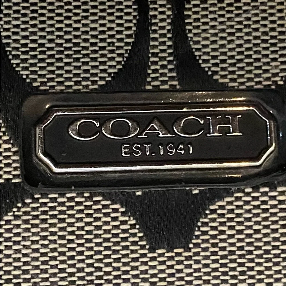 Coach Signature Black and Grey  Tablet Sleeve